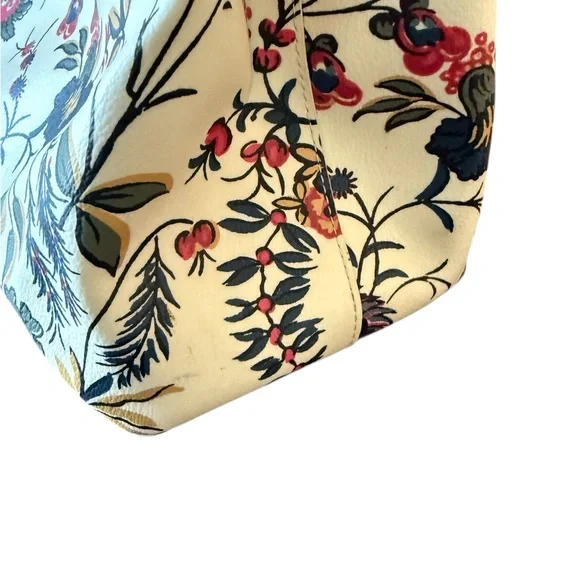 Tory Burch Kensington Large Tote Bag in Garden New Ivory|Luxury Tote Floral Bag - Picture 6 of 10